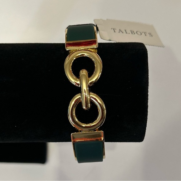 Talbot Gold and Green Tortoise Bracelet - Picture 2 of 4